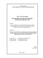 Nghiên cứu, thiết kế hệ thống điều khiển tự động hóa cho dây chuyền xi măng lò quay công suất 2.500 t clanke/ngày