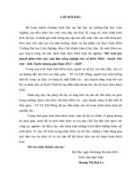 đề xuất quy hoạch phát triển sản xuất lâm nông nghiệp cho xã kiến thiết - huyện yên sơn - tỉnh tuyên quang giai đoạn 2012 – 2020