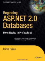 beginning asp.net 2.0 databases, 2nd edition
