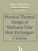 practical thermal design of shell-and-tube heat exchangers - r. mukherjee (begell house, 2004) ww