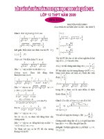 Lời giải các bài toán thi chọn HSG quốc gia lớp 12 năm 2009