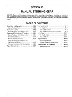 Daewoo matiz 2000 2013 manual sterring gear   hệ thống lái  không trợ lực trên xe matiz đời 2000 2013