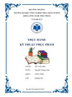 THỰC HÀNH kỹ THUẬT