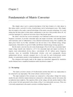 Fundamentals of matrix converter