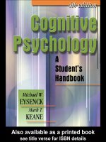 cognitive psychology  -  a student's handbook 4th ed.  -  m. eyesenck, m. keane (psych. press, 2000)