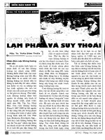 Cơn sóng lạm phát và suy thoái