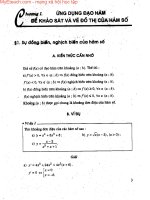 BÀI TẬP GIẢI TÍCH 12