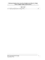 kế hoạch khấu hao tài sản cố định tại công ty tnhh công nghiệp nhôm thành long