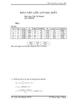bài tập lớn cơ đất
