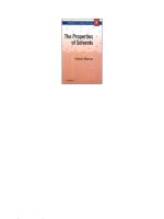 the properties of solvents by yizhak marcus (wiley)
