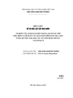 Nghiên cứu, đánh giá hiện trạng, dự báo xu thế diễn biến và đề xuất các giải pháp kiểm soát mưa axit ở bắc bộ việt nam, khu vực từ ninh bình trở ra   giai đoạn 2