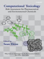 computational toxicology  -  risk assessment for pharmaceutical and environmental chemicals  -  s. ekins (wiley, 2007)