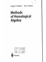 Methods of homological algebra  s gelfand y manin