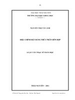 Hiệu chỉnh bất đẳng thức phân hỗn hợp