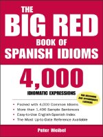 the big red book of spanish idioms - 4000 idiomatic expressions