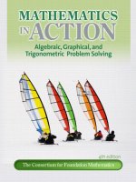 mathematics in action. algebraic, graphical, and trigonometric problem solving