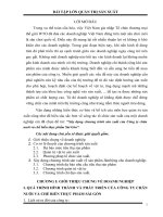 xây dựng chương trình sản xuất của công ty chăn nuôi và chế biến thực phẩm sài gòn