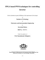FPGA based PWM techniques for controlling inverter