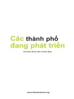 Các vấn đề liên quan đến quản lý và phát triển đô thị