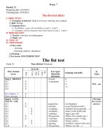 Ma trận, đề thi và đáp án môn tiếng anh lớp 10 Sở Kiên Giang lần I học kỳ I tham khảo