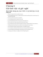 tài liệu vận hành và quản trị etimegold chương 6 giờ làm viêc và nghỉ ngơi