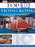 hong kong (dk eyewitness top 10 travel guides)