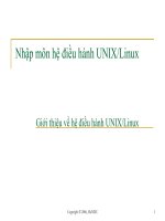 Nhập môn Hệ điều hành Unix/Linux