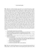 Các bài tập tổng hợp