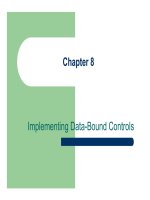 Chapter 8 Implementing Data - Bound Controls