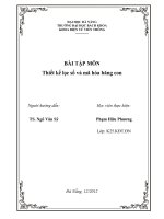 bài tập thiết kế lọc số và mã hóa băng con