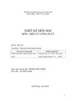 thiết kế bộ điều chỉnh điện áp xoay chiều cho lò nhiệt