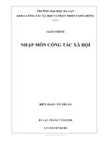 Giáo trình nhập môn công tác xã hội