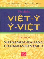 TỪ ĐIỂN VIỆT Ý VÀ Ý VIỆT