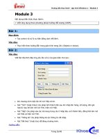 Hướng dẫn thực hành - Lập trình Windows 1 - Module 3