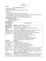 GIÁO ÁN ÔN TẬP NGỮ VĂN LỚP 6