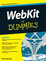 webkit for dummies [electronic resource]