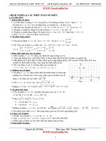 TOÁN CẤP 3 - CHUYÊN ĐỀ SỐ PHỨC
