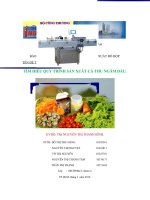 TÌM HIỂU QUY TRÌNH SẢN XUẤT CÁ THU NGÂM DẦU.