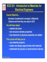 Engineering materials for electrical engineers