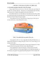 Đồ án tốt nghiệp máy cắt tấm thép