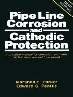 pipe line corrosion and cathodic protection a field manual