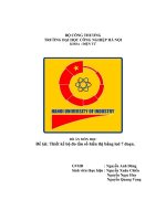 Thiết kế bộ đo tần số hiển thị bằng led 7 đoạn