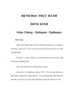 TÌM HIỂU BỆNH ĐỘNG KINH