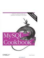 mysql  cookbook  2nd  edition