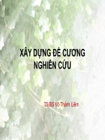 xây dựng đề cương nghiên cứu