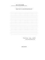 Đồ án tốt nghiệp ứng dụng malab và simulink trong điều khiển tự động