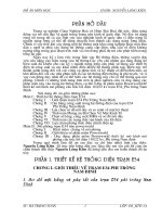 đồ án thiết kế trạm điện