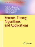 sensors theory, algorithms, and applications