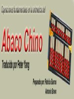 operaciones fundamentales en el ábaco chino - traducido por peter yang