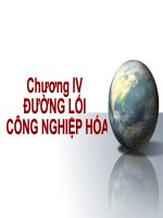 ĐƯỜNG LỐI CÔNG NGHIỆP HÓA - HIỆN ĐẠI HÓA